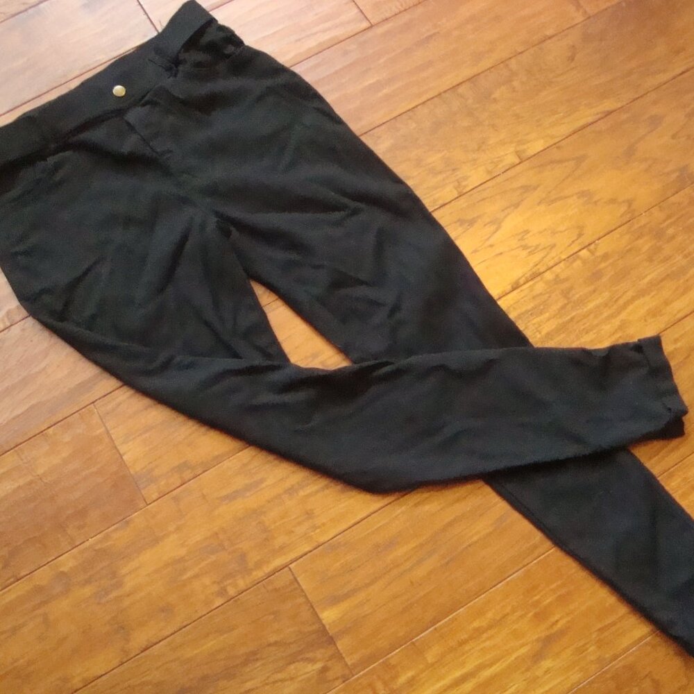 New Amaryllis Black Cuff Leggings/Pants Size M